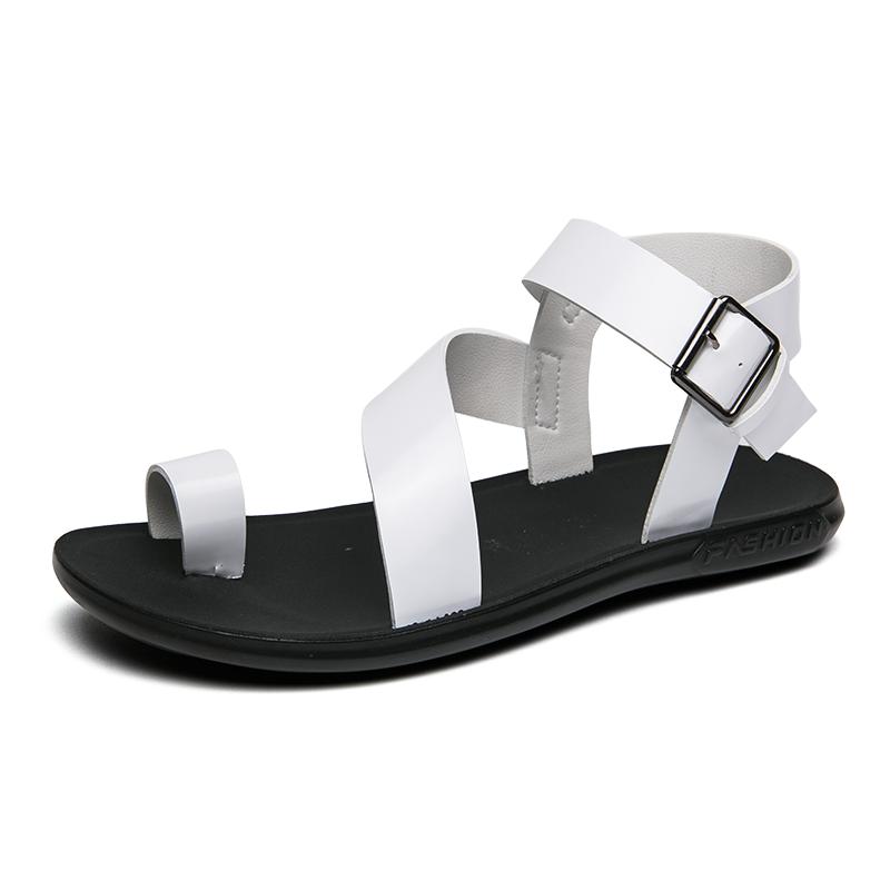 Fashion New Summer Men's Sandals Fashion designer style breathable style  Black and white minimalism shoes 38-45 Plus Size Hot selling