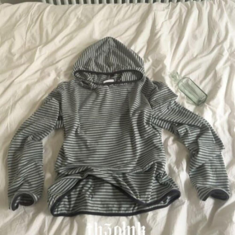 The Pink Striped Color Block Hoodie
