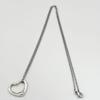 Used [External Chain] TIFFANY&Co. Open Heart Necklace Tiffany Pendant SV925