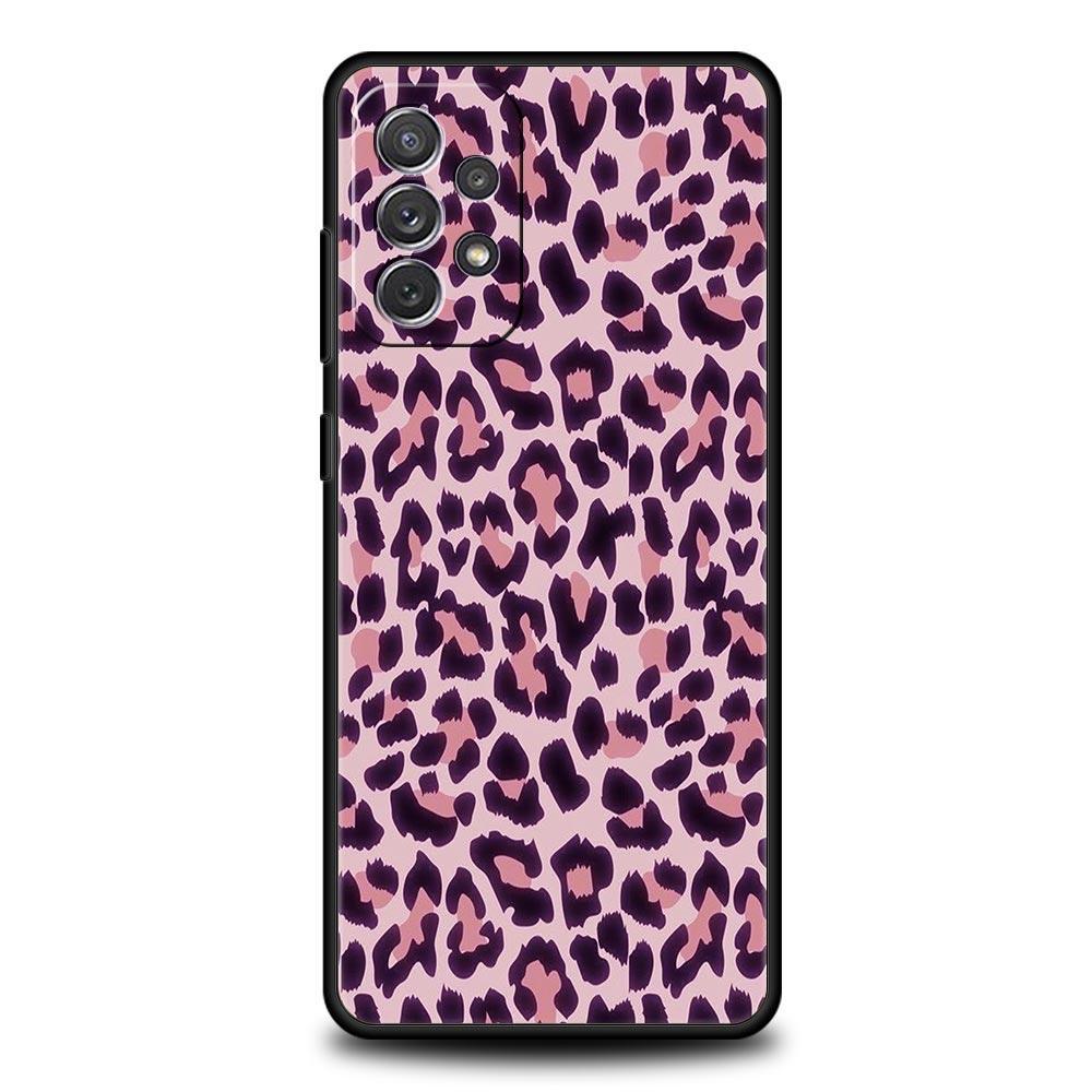Phone Case For Samsung Galaxy A15 A13 A51 A71 A41 A31 A21S A03S A05 A35 A55 A23 A25 A33 A53 A73 5G Cover Leopard Cheetah print