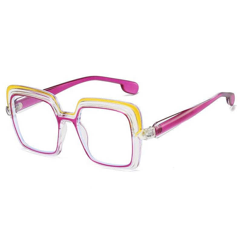 Fashion Large Frame Sunglasses Simple Personality Trendy Men'S And Women'S Sunglasses Square Frame Glasses