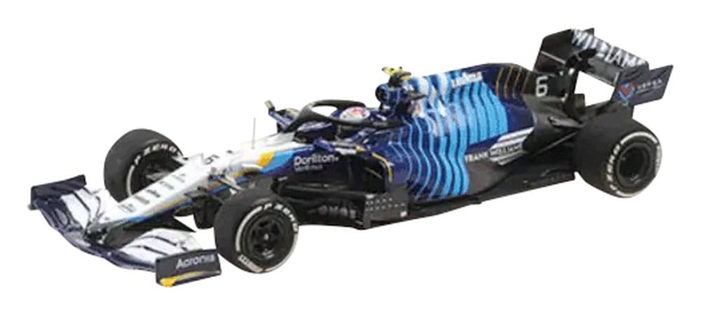 

Minichamps scale Williams M FW43B Latifi SAU GP2021 finished product 1/43