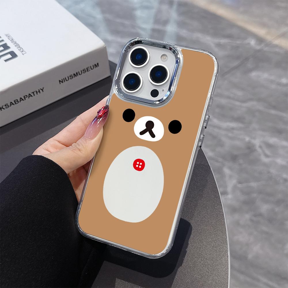 

Cartoon Phone Case for Samsung Galaxy S25 S24 S23 S22 S21 S20 Note20 FE Ultra Edge Plus 4G 5G Transparent Soft Cover R-Rilakkuma Samsung S21 FE 5G