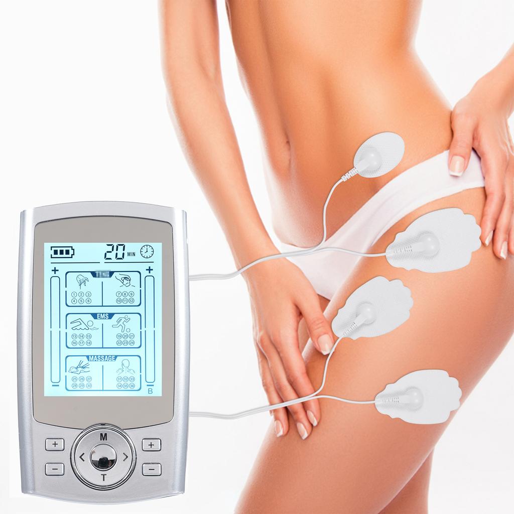 2 Channels Electric Muscle Stimulation Device with 36 Modes and 20 Strength Levels   Pulse  r Muscle Stimulator
