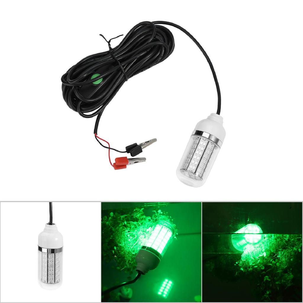 LED Night Fishing Light Underwater Submersible Boat Marine Lamp (5050 108 LED Beads)