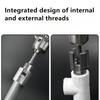 3pcs Integrated Wire Opener for Inside and Outside Water Pipe,Water Pipe Thread Repair Tool, Electric Drill Type Water Pipe Threading Device 1/2",3/4"