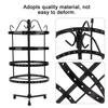 144 Holes Rotating Earring Display Jewelry Rack Holder Stand Black