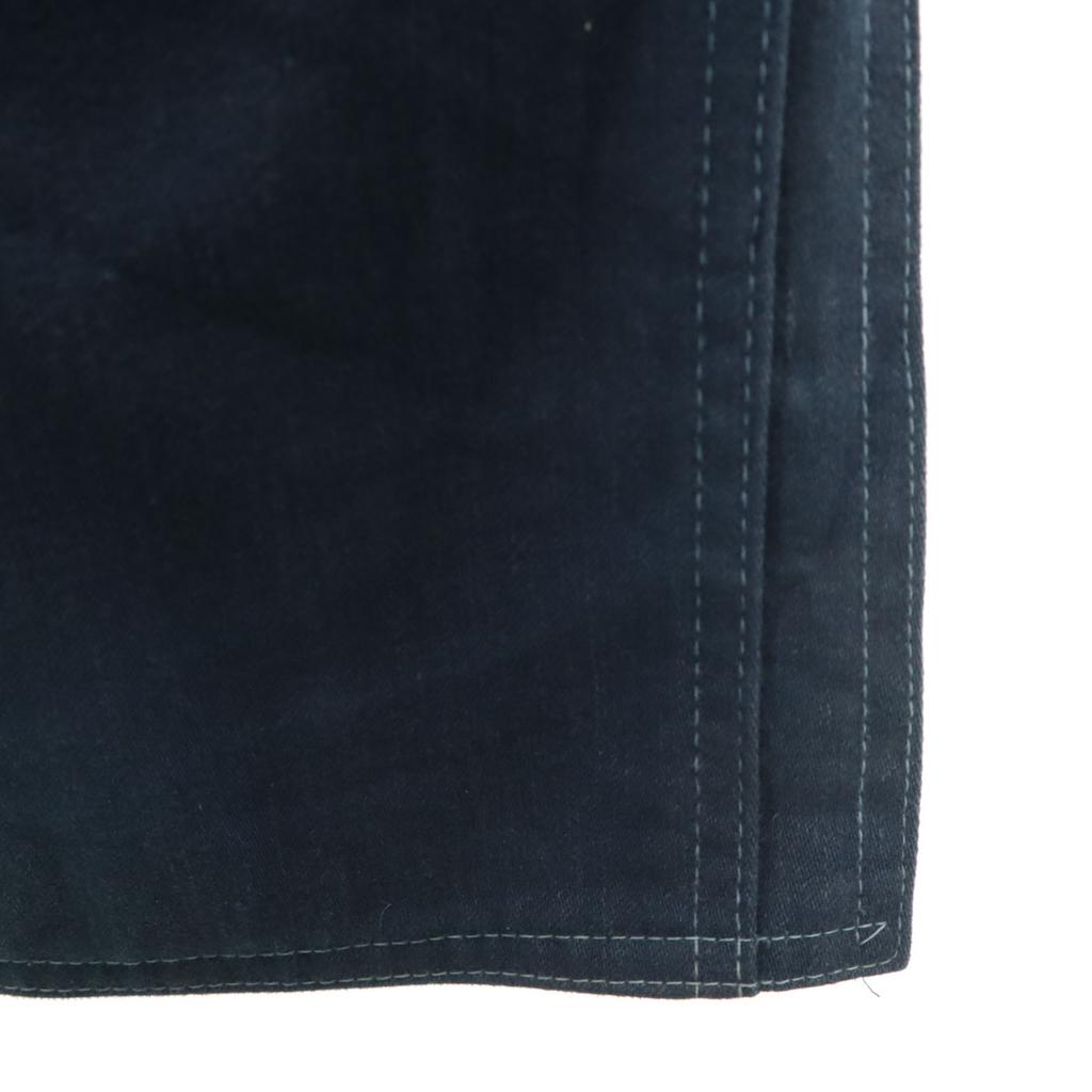 VINTAGE 70s Safari jacket Work jacket 36 Navy Men's Used