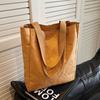 Vintage Dupt-Papier Einzelschulter-Unterarmtasche Große Kapazität Pendler Einfache Tote-Tasche Umweltfreundliche Einkaufstasche Geldbörse Handtasche