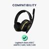 Replacement Earphone Cable by Kwmobile for Logitech Astro A50/A40TR/A40/A30/A10, 200cm with Volume Control, 3.5mm Jack, Black