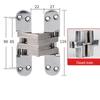 Zinc Alloy 180° Concealed Cross Hinge for Dining Tables