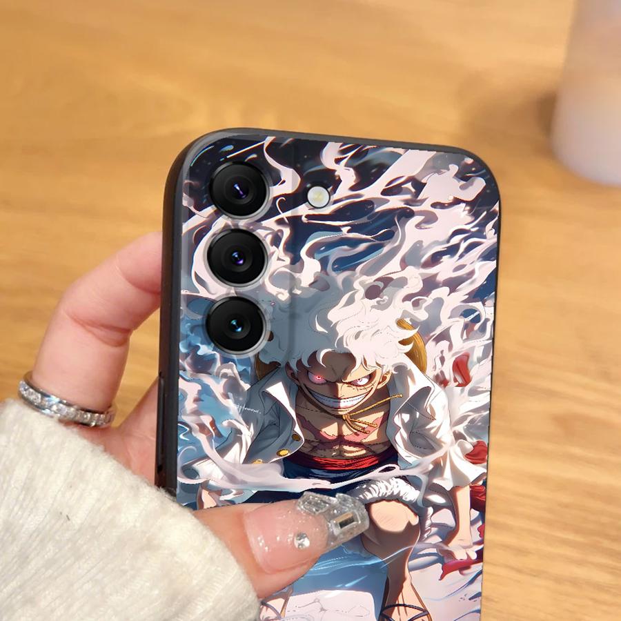 Funda Phone Cover Case for Samsung Galaxy S24 Plus S21 FE S25 Ultra S10 S9 S23 S20 Note 20 Ultra 8 9 10 One Piece Luffy Cool