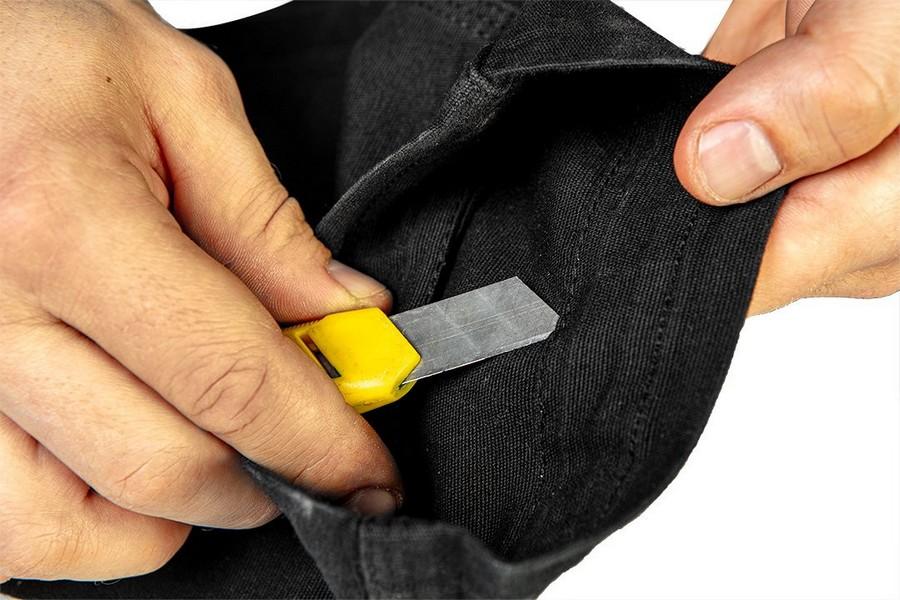 Hd Slim Work Trousers Detachable Pockets Size M - T N81-239-M