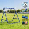 Adjustable Rebounder Net Kickback Target Goal for Teens Adults Training, Blue