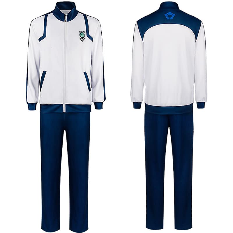 Reo Mikage Cosplay Costume, Blue Lock Style, [AG-TOP], Sportswear, Event, Anime, Halloween Costume (Size S, Jersey)
