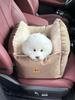 Portable Car Safety Pet Seat: Removable, Washable and Cozy Travel Nest for Dogs and Cats