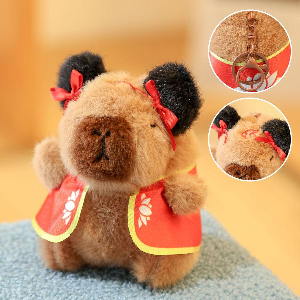 Fire Tortoise Plush Doll Keyring With Short Plush Material For Kids Gift And Accessories
