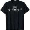 Funny Printer Heartbeat Art for Men Printing Lover T Shirt
