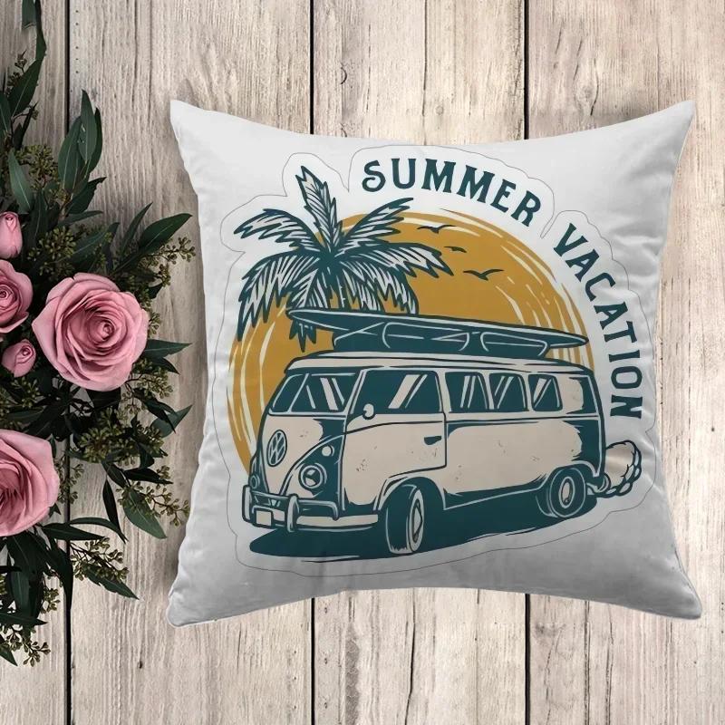 Pillow Camping Cushion Covers for Bed Pillows Car Decoration Sofa Cushions Pillowcase Decorative Pillowcases Pilow Cases