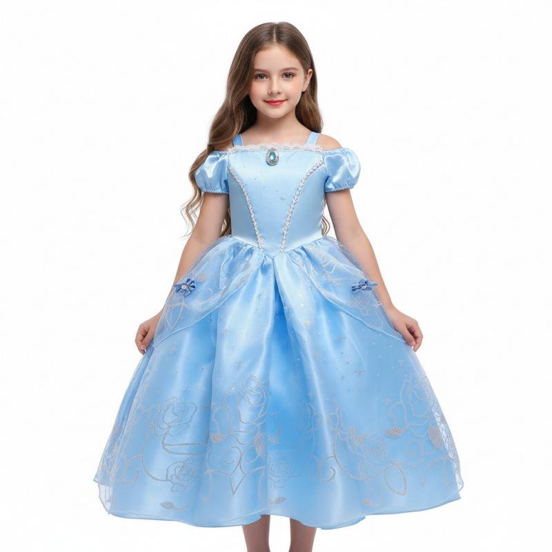 Princess Costume Fancy Dress Ball Costume For Little Girls