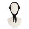 VARZAR VA Curved Oval Metal Lace Bandana Black