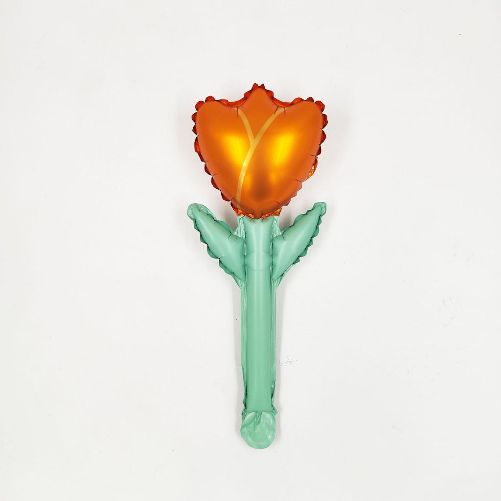 20pcs Mother's Day Valentines Day Love Balloon Bouquet Flower Proposal Confession Aluminum Film Balloon Shopping Mall Decoration