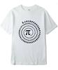 Unisexs High Quality Cotton Blendfunny Pi Design Print Summer Loose ONeck Unisex Tshirt Short Sleeve TShirt Male Tees Top