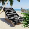 "LA Kings Logo with Crown Design" Patterned Beach Towel Quick Dry Perfect for Travel Outdoor Sports Jogging the Beach and Swimming