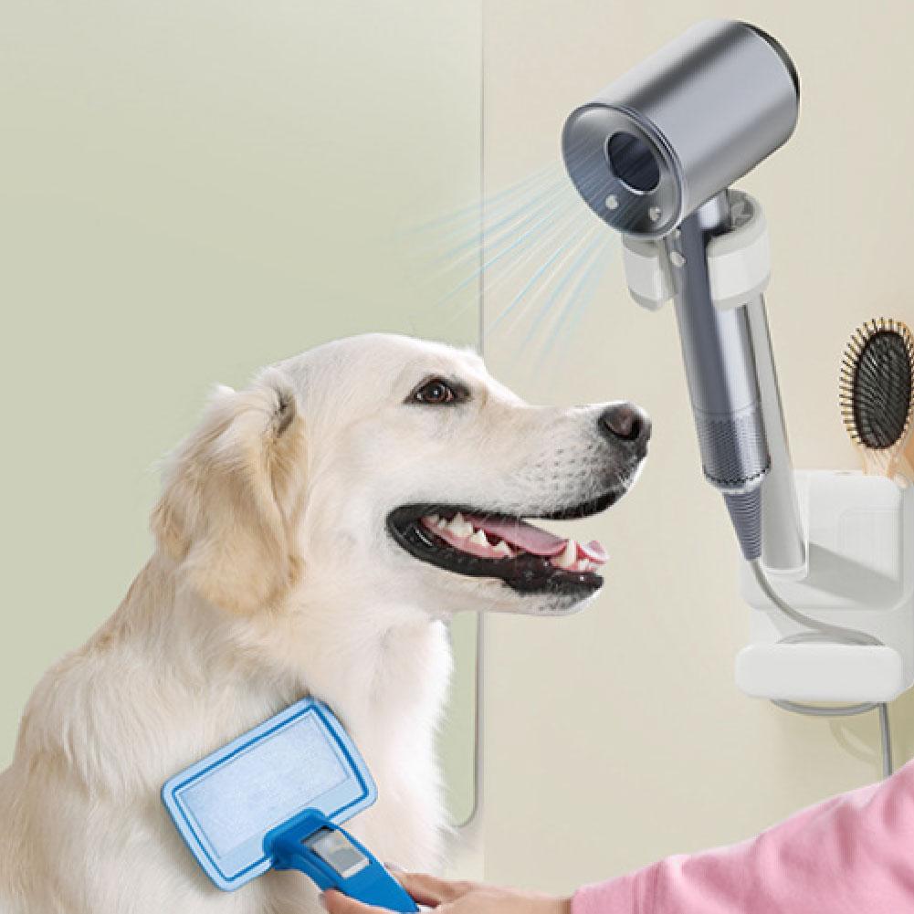 Multipurpose Hair Dryer Rack Punch-Free Practical Adjustables Stable Thicken Sturdy Hair Dryer Rack For Home Bathroom Bedroom