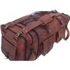 New LEATHER DUFFEL WITH TOILETRY BAG TRVELLING COMPLETE COMBO WITH NICE TOILETRY AND GREAT DUFFEL