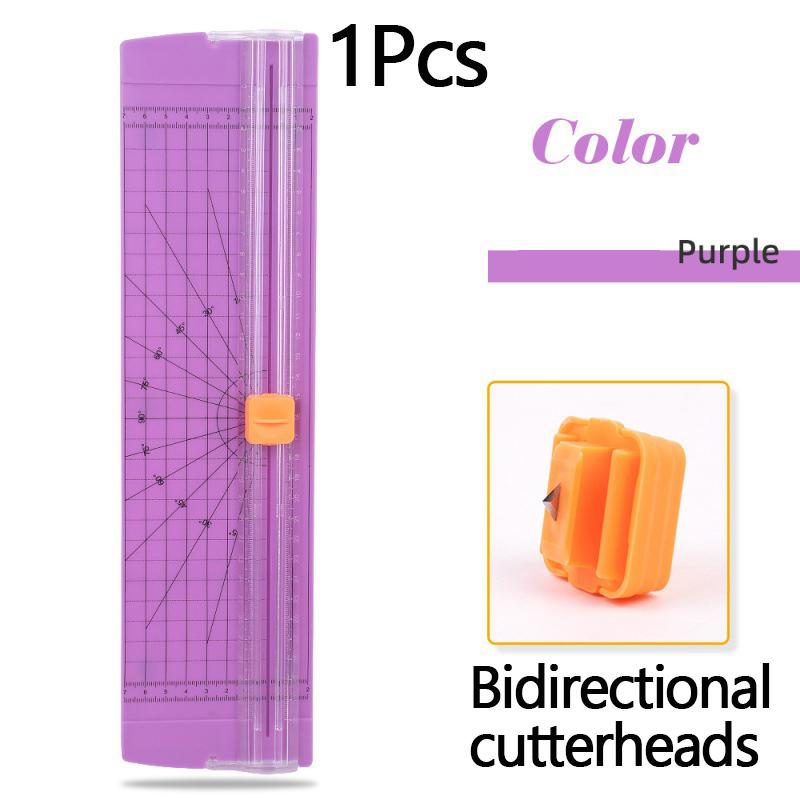 Portable A4 Paper Cutter Trimmer Scrapbook Trimmer Lightweight Cutting Mat Manual Cutting Tool Durable Plastic Art Crafts Tools
