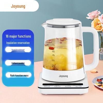 Joyoung 1.5L Multifunctional Glass Health Kettle CN Plug (adapter Included)