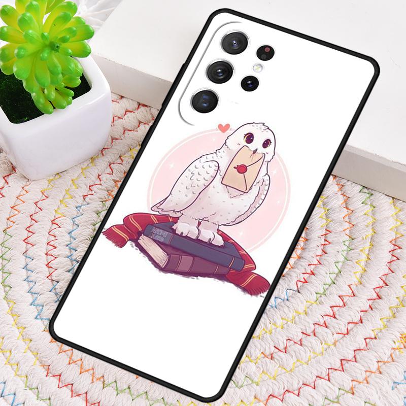 magical owl Silicone Phone Case For Samsung Galaxy note 10 pro S26 S25 S24 S23 S22 S21 Plus S25Ultra Capa Cover