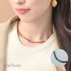 VINGTAINE Natural Stone Bead Necklace - Simple, Casual, and Natural Style for Adults - Women's - C3374-GN-