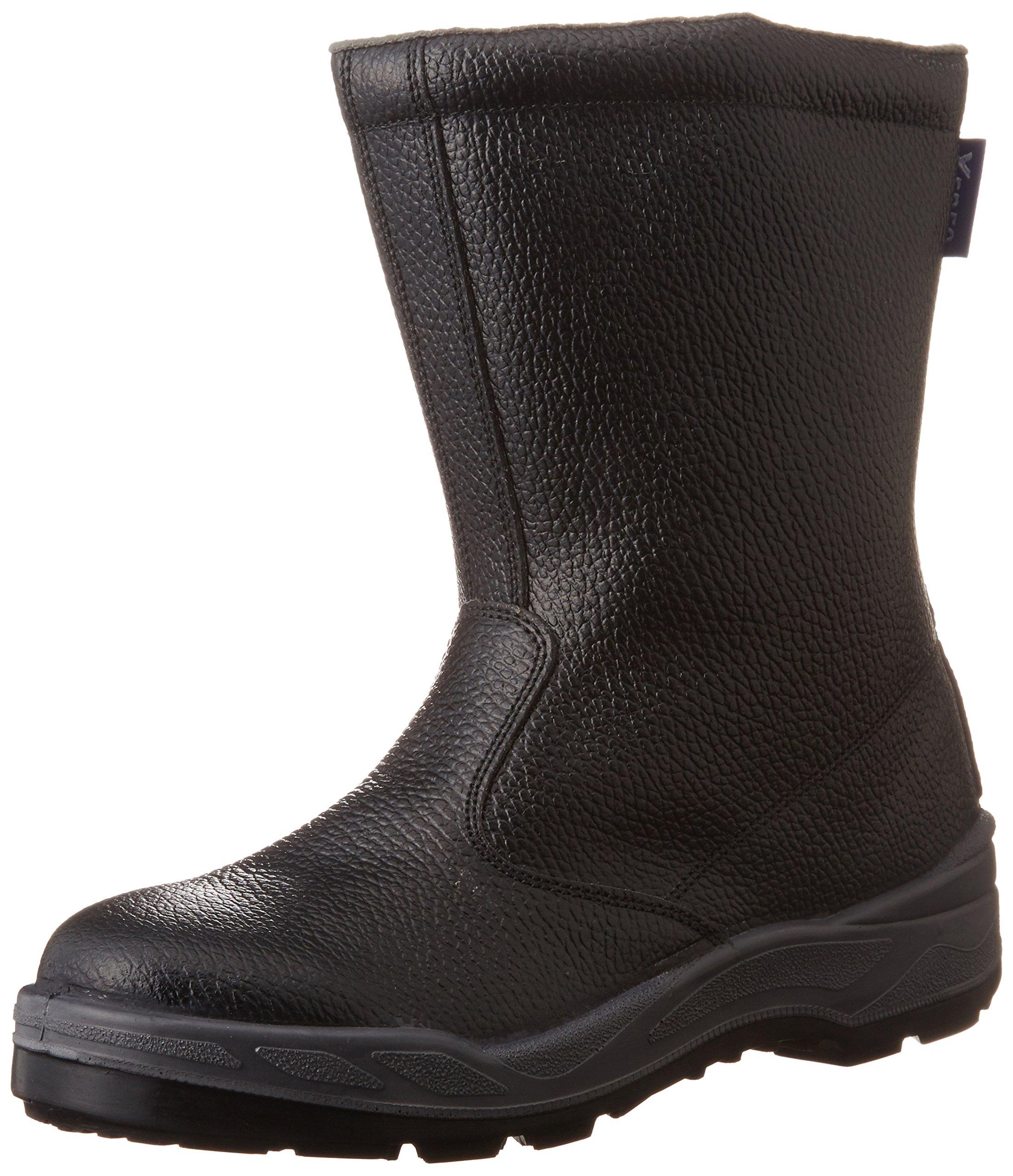 

Safety Shoes Work Shoes 85024 Half Boots JIS Oil Resistant Shock Absorption Cushioning Reflective Material Black [Xebec] 27.0cm чорний