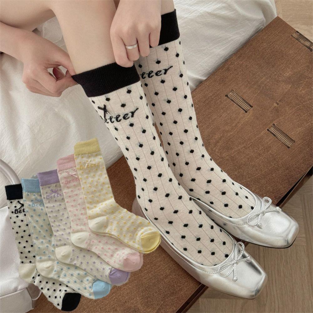 

Y2K Ballet Socks Breathable Ruffles Knee Socks New Short Socks