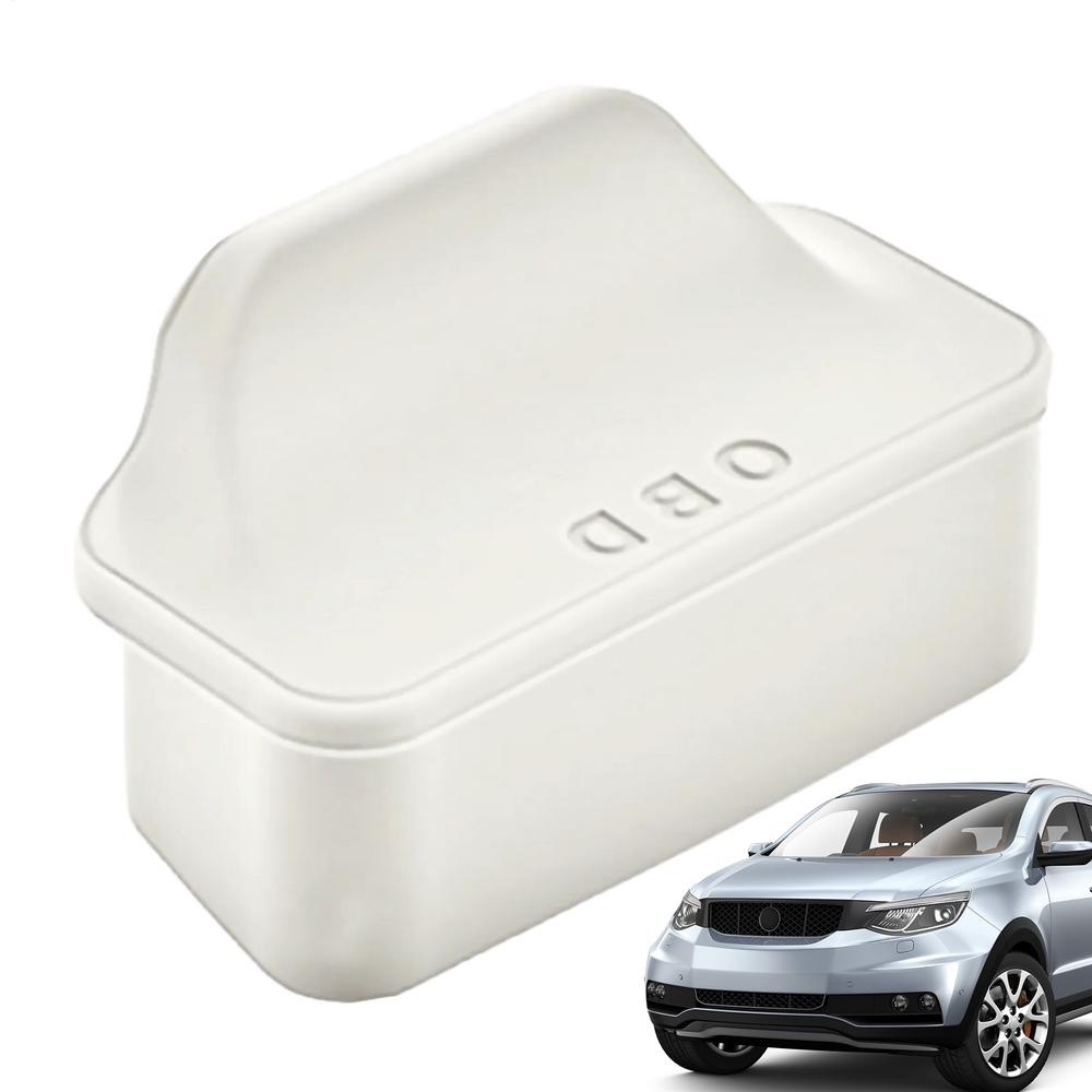 OBD Port Dust Cover OBD Port Guard Dust Shield Interface Connector Protector For Cargo Golf Cart Sedan Truck SUV Van RV