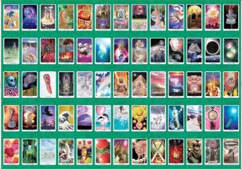 ORIGINAL SECRET DAKINI ORACLE TAROT CARD JAPAN Influence by BUDDHA SAMURAI &