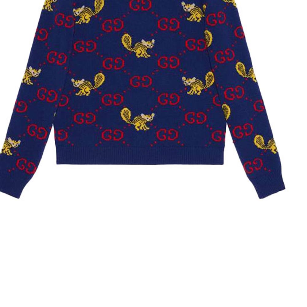 GUCCI x Freya Hartas FW21 Sweater Men's Blue 661836-XKBXX-4795