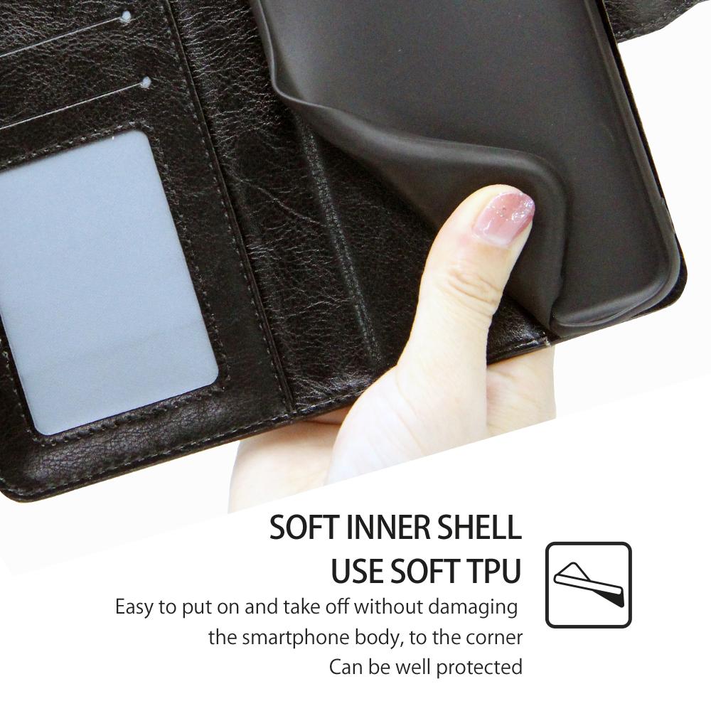 For Honor X7a 5G Shockproof Leather Wallet Phone Case Folding Stand Cover