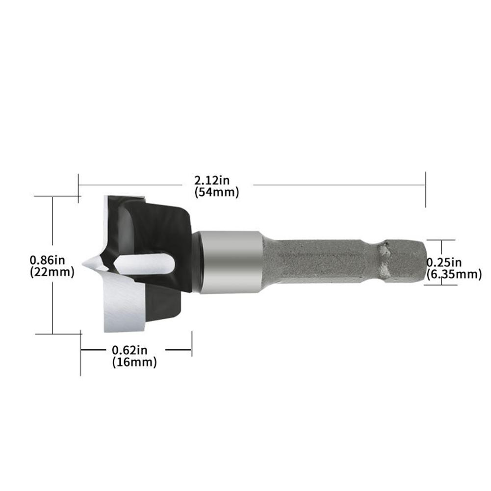 Woodworking Hole Opener Hex Shank Electric Drill Hole Expander Template Drilling Tool Wooden Board Hole Drill Bit Power Tools
