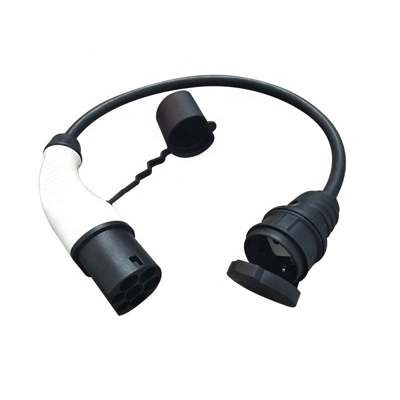 Euro Standard T2-Schuko 16A Charging Connector for Electric Scooters & Bicycles