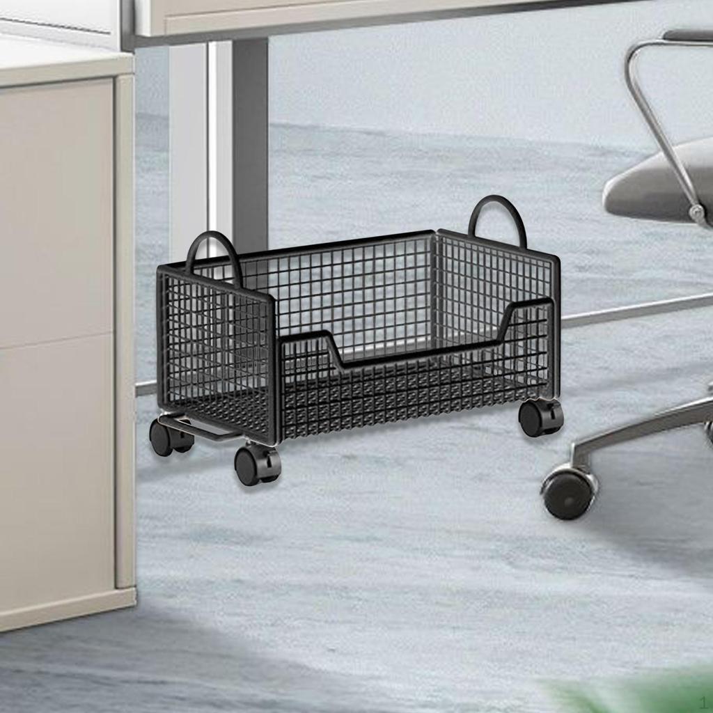 Pojízdný vozík na knihy Organizér na spisy Úložný prostor do ubytovny Časopisy Multifunkční s kolečky do spíže