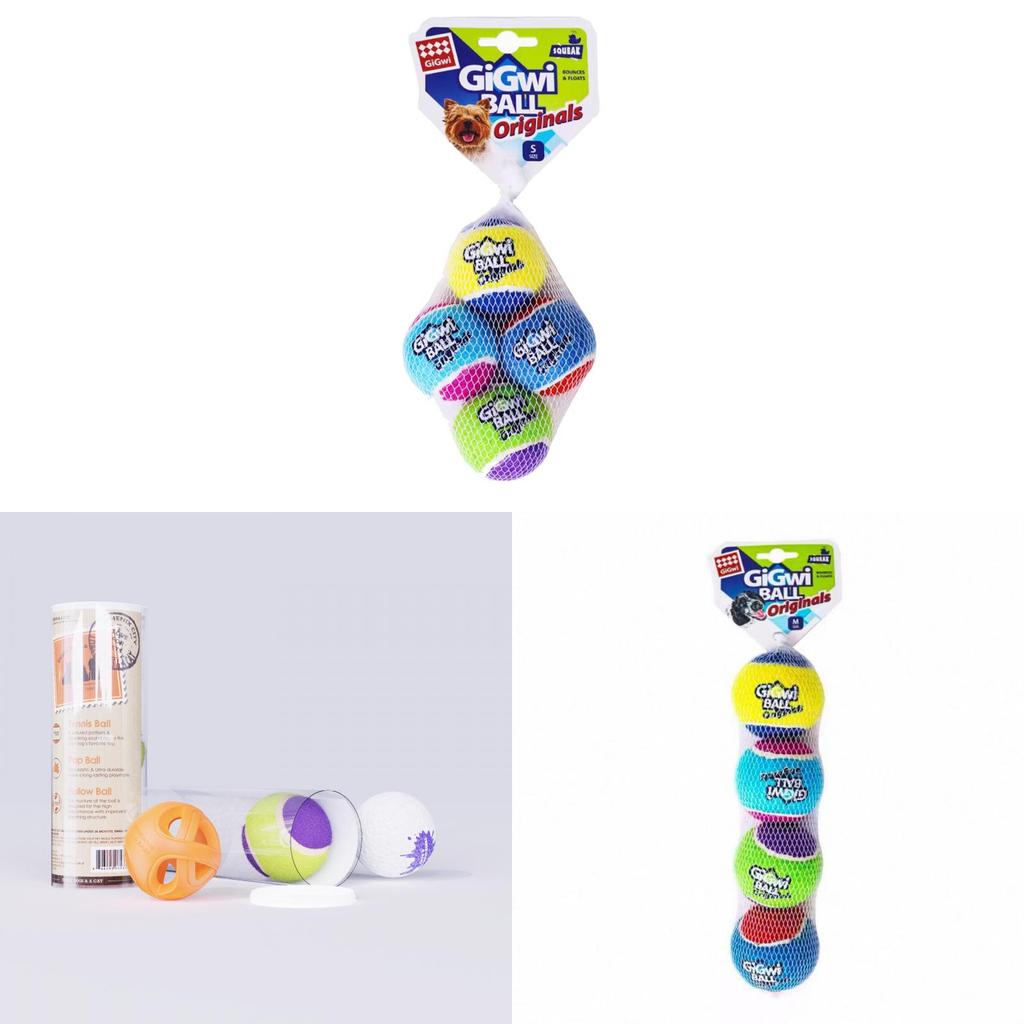 Gi Gwi Squeaky Rubber Pet Toy Pack For Dogs With Chewing And Interactive Play