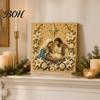 Decorative Balcony Pieces DIY Jesus Pearl Art Kit, Diamond Painting for Adults, Christian Mosaic Colorful Crafting Materials Craft Christ Gem Crafts,