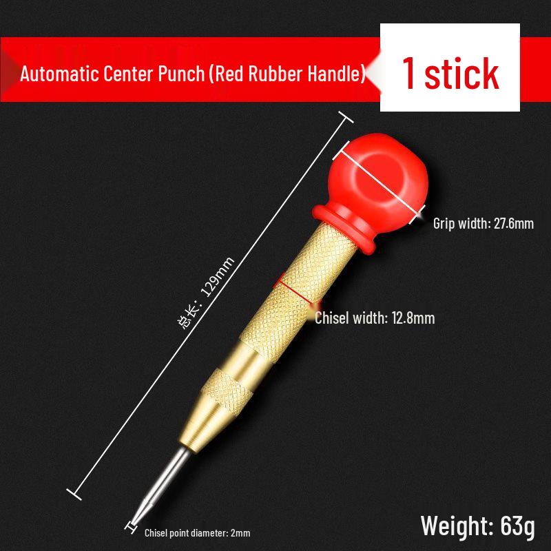 High Hardness Automatic Center Punch Awl Drill Bit Hole Locator