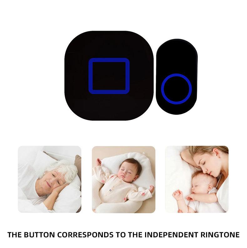 Smart, Waterproof Wireless Doorbell for Home - Ultra-Long Range, Three-in-One Electronic System