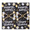 20Pcs/pack 33x33cm Happy Birthday Theme Paper Disposable Tableware Napkin Tissues DIY Party Decoration