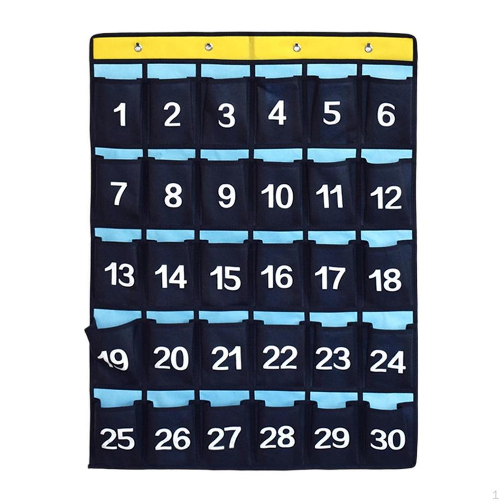 Pocket Chart Hanging Wall Door Storage Organizer Decor Easy Install Bag Holder for Sundries