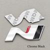 HWCB2 3D Metal NLine N Logo Rear Boot Trunk Emblem Front Grille Badge Decal For Hyundai I20 I30 Sonata Kona Elantra Tuson Car Stickers
